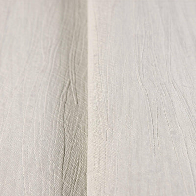 Ivory Embossed Wallpaper, 3D Linen Textured, Wallcovering, Traditional, Extra Large 114 sq ft Roll, Fabric Feel, Stripe, Washable - Walloro High End Wallcoverings & More