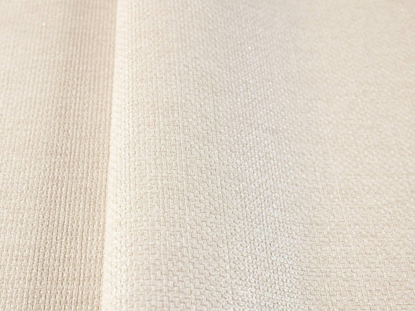 Ivory Glitter Neutral Colors Textured Wallpaper, Non-Adhesive Traditional Wallcovering - Walloro High End Wallcoverings & More