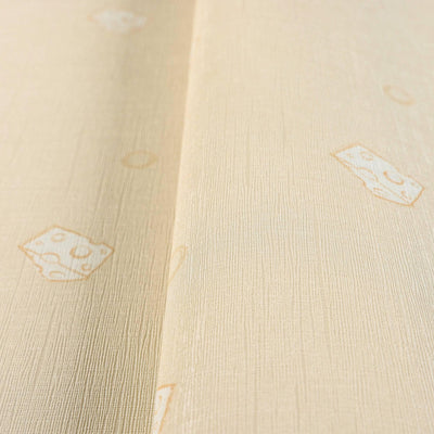 Kids Room Yellow Cheese Textured Wallpaper, Light Color White, Boys Girls Bedroom Wallpaper, Nursery Wallpaper, 114 sq ft Roll, Bathroom - Walloro High End Wallcoverings & More