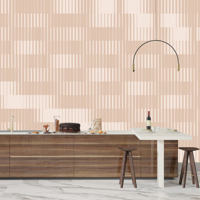 Halftone Gradient Wallpaper, Seamless Pattern Mural, Oversized Custom Size Wall Art, Non-Woven, Non-Adhesive, Modern Wall Paper, Removable