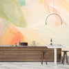 Pastel Colors Wallpaper, Acrylic Paint Strokes Mural, Oversized Custom Size Wall Art, Non-Woven, Non-Adhesive, Modern Wall Paper, Removable