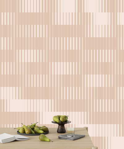 Halftone Gradient Wallpaper, Seamless Pattern Mural, Oversized Custom Size Wall Art, Non-Woven, Non-Adhesive, Modern Wall Paper, Removable