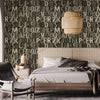 Letters Wallpaper, Rich Textured Wallcovering, Traditional, Gray Light Colors, Extra Large 114 sq ft Roll, Washable, Alphabet Wallpaper - Walloro High End Wallcoverings & More