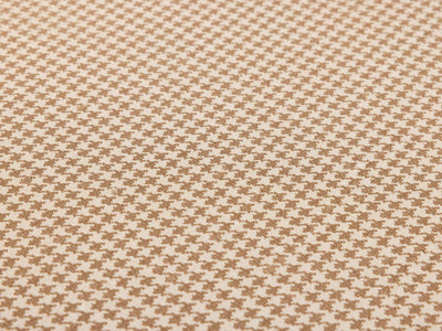 Light Beige Classic Houndstooth Wallpaper, Textured Non-Adhesive Wallcovering - Walloro High End Wallcoverings & More