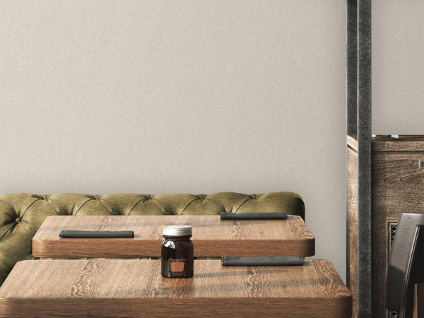 Light Beige Sparkling Plain Color Textured Wallpaper, Modern Look NEutral Colors Glittering Wallcovering - Walloro High End Wallcoverings & More