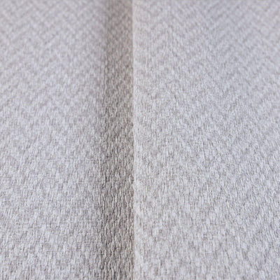 Light Gray Chevron Wallpaper, Zigzag Pattern Woven Textured Fiber Weave Design, Non-Pasted - Walloro High End Wallcoverings & More