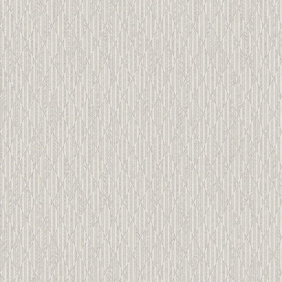 Light Gray Diamond Shapes Wallpaper, Shiny 3D Deep Embossed Lines Stylish Modern Wallcovering - Walloro High End Wallcoverings & More