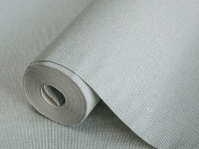 Light Gray Glitter Neutral Colors Textured Wallpaper, Non-Adhesive Traditional Wallcovering - Walloro High End Wallcoverings & More