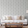 Light Purple Ornate Striped Wallpaper, Deep Embossed Regal Vintage Damask Wallcovering - Walloro High End Wallcoverings & More