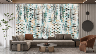 Modern and Elegant Wallpaper, Seamless Pattern Mural, Oversized Custom Size Wall Art, Non-Woven, Non-Adhesive, Modern Wall Paper, Removable