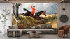 Hunting Wallpaper, Clearing Ditch Mural, Oversized Custom Size Wall Art, Non-Woven, Non-Adhesive, Modern Wall Paper, Removable