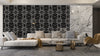 Modern Geometric Wallpaper, Seamless Pattern Mural, Oversized Custom Size Wall Art, Non-Woven, Non-Adhesive, Modern Wall Paper, Removable