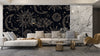 Magical Elements Wallpaper, Seamless Pattern Mural, Oversized Custom Size Wall Art, Non-Woven, Non-Adhesive, Modern Wall Paper, Removable