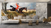 Hunting Wallpaper, Clearing Ditch Mural, Oversized Custom Size Wall Art, Non-Woven, Non-Adhesive, Modern Wall Paper, Removable