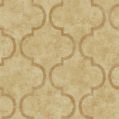 Luxury Moroccan Embossed Wallpaper, Rich Textured Wallcovering, Traditional, Shiny Gold, Extra Large 114 sq ft Roll, Washable, Removable - Walloro High End Wallcoverings & More