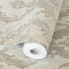 Luxury Sparkling Deep Embossed Damask Wallpaper, Gray, Light Tan Beautiful Flocked Shimmering Rich Textured Wallcovering - Walloro High End Wallcoverings & More