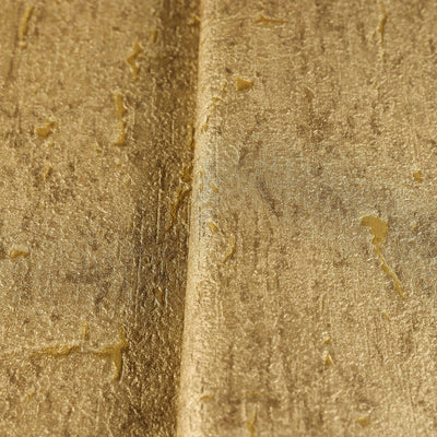 Modern Cork Shiny Gold Embossed Wallpaper, Rich Textured Wallcovering, Traditional, Camper Van Log Cabin, Large 114 sq ft Roll, Washable - Walloro High End Wallcoverings & More