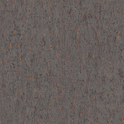 Modern Dark Cork Embossed Wallpaper, Rich Textured Wallcovering, Traditional, Camper Van Log Cabin Decor, 114 sq ft, Metallic Black Marbled - Walloro High End Wallcoverings & More