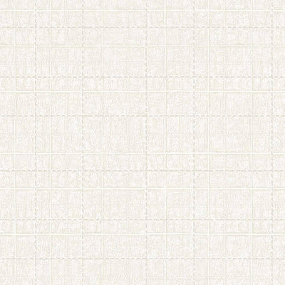 Modern Embossed Geometric Vanilla Home Wall Decor, Aesthetic Wallpaper, Textured Wallcovering Non-Adhesive and Non-Peel - Walloro High End Wallcoverings & More