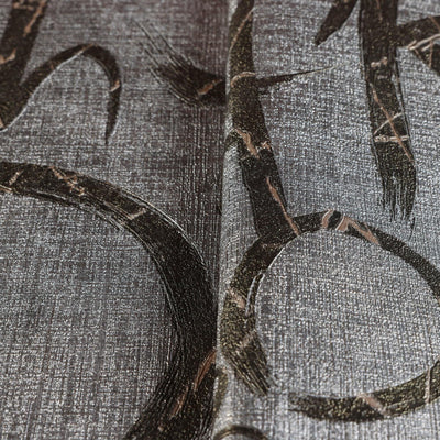 Modern Letters Wallpaper, Silver Rich Textured Wallcovering, Traditional, Kids Room, Large 114 sq ft Roll, Washable, Alphabets Wallpaper - Walloro High End Wallcoverings & More