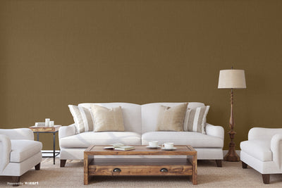 Modern Neutral Embossed Wallpaper, Shiny Brown 3D Linen Textured, Wallcovering, Traditional, Extra Large 114 sq ft Roll, Fabric - Walloro High End Wallcoverings & More