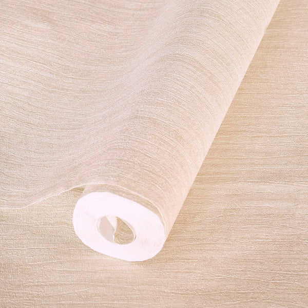 Modern Plain 3D Embossed Wallpaper, Rose Gold Solid Neutral Colors Seamless Classic Wallcovering, Solid Color Minimalist Wall Decor - Walloro High End Wallcoverings & More