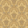 Modern Yellow Damask Wallpaper, Home Wall Decor, Aesthetic Wallpaper, Textured Wallcovering Non-Adhesive and Non-Peel and Stick - Walloro High End Wallcoverings & More