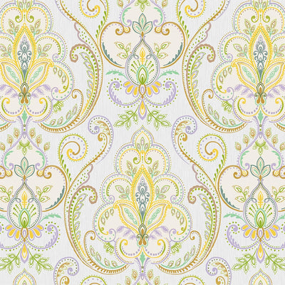 Multi-Color Elegant Damask 3D Embossed Wallpaper,Textured Luxury Wallpaper - Walloro High End Wallcoverings & More