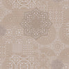 Quilted 3D Embossed Wallpaper, Beige, Flocked Rich Textured Velvet Feel Luxury Wallcovering, Vintage Washed Patchwork Style, Non-Woven - Walloro High End Wallcoverings & More
