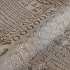 Quilted 3D Embossed Wallpaper, Tan, Flocked Rich Textured Velvet Feel Luxury Wallcovering, Vintage Washed Patchwork Style, Non-Woven - Walloro High End Wallcoverings & More