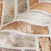 Realistic Embossed Brick Wallpaper, Beige, Orange Chevron Pattern Stone Wall Decor, Home Commercial Use Textured Wallcovering - Walloro High End Wallcoverings & More