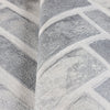 Realistic Embossed Brick Wallpaper, Gray Chevron Pattern Stone Wall Decor, Home Commercial Use Textured Wallcovering - Walloro High End Wallcoverings & More