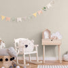 Solid Color Linen Textured Wallpaper, Cream Modern Neutral Colors Non-Pasted Wallcovering - Walloro High End Wallcoverings & More