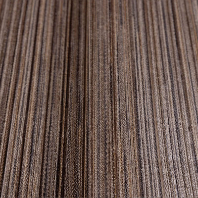 Stylish Thin Stripes Wallpaper, Brown 3D Deep Embossed Wallcovering for Interior Design Ideas, Modern Striped Large 114 sq ft Roll - Walloro High End Wallcoverings & More