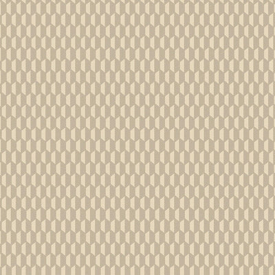Tan Elegant Hexagon Embossed Wallpaper, Small Honeycomb Grid Pattern Textured wallcovering - Walloro High End Wallcoverings & More