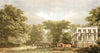 Vintage Scenic Victorian Wall Mural, Large Light Green Nature Wallpaper, Non-Woven, Non-Adhesive, Modern, Washable, Removable - Walloro High End Wallcoverings & More