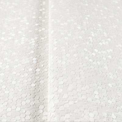 Vinyl Pure White Embossed Wallpaper, Home Wall Decor, Aesthetic Wallpaper, Textured Wallcovering Non-Adhesive- 41.7”W X 393”H - Walloro High End Wallcoverings & More
