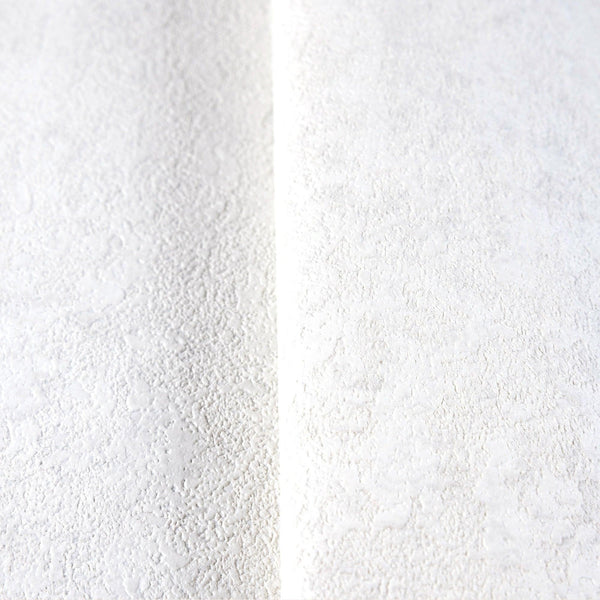 White Solid Color Modern Embossed Wallpaper, Plain Abstract Distressed Home Wall Decor - Walloro High End Wallcoverings & More