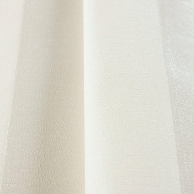 White Timeless Bold Striped Wallpaper, Flocked Textured Velvet Feeling Thick Lines Wallcovering - Walloro High End Wallcoverings & More